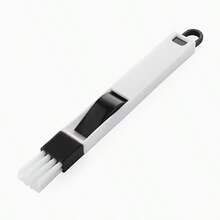 1PC Window Slot Cleaning Brush, Screen Window Cleaning Tool, Keyboard Slot Small Brush, Glass Belt Dustpan Gap Brush - 黑色 - 查看 7