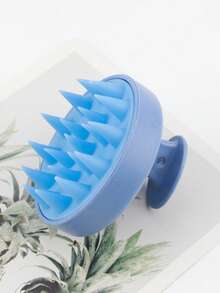 1 件头皮按摩发刷，硅胶头皮清洁刷，用于去屑和促进头发生长，返校、旅行度假必备，女士发饰 - 彩色 - 查看 12