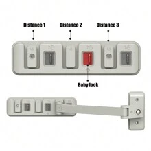 1. 1/2 Pcs Window Safety Lock, Sliding & Casement Window Stopper, Anti-Fall Security Lock For High-Rise Buildings, No-Drill Window Restrictor, Easy Installation, Anti-Opening Latch