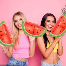1 Fruit Decoration Balloon, Birthday Party Decoration Balloon, Commercial Event, Family Gathering Atmosphere Balloon (Watermelon)