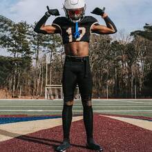 1 Pair Extra Long Football/Soccer Socks For Men, Manually Folded Long Knee High Sports Socks - Multicolor - View 9