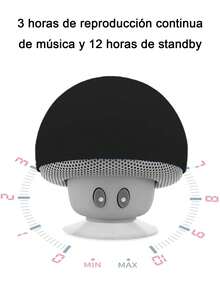 Mini Bocina Bluetooth para Ducha Altavoz Portátil Manos Libres IPX4 Impermeable Baño Luz RGB Micrófono incorporado - Unitalla - Ver 8