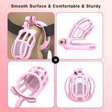 Haifan Chastity Auxiliary Belt Cock Cage For Men Stylish Honeycomb 3D Printed Resin Penis Cage With 4 Sizes Rings SM Products Adults Sex Toys