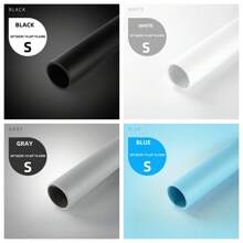 4 Stücke PVC satinierte Desktop Einfarbig Hintergrundplatten, ideal für kleine Produkte, Kosmetik, Lebensmittel und Portrait Hintergrundaufnahmen