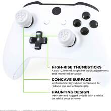 Freek Galaxy Performance 拇指握把帽硅胶摇杆帽盖适用于 XboxSeries S/X 控制器硅胶帽