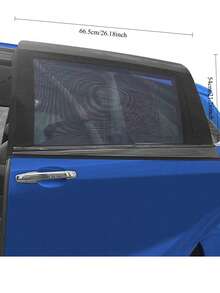 Car Window Shades For Baby - 2 Packs Sun Shade Blocker, Breathable Mesh Car Rear Side Window Shade Sunshade For SUV, UV Protection For Baby Family Pet, Mosquito Bug Net Car Window Screens For Camping - Black - View 15