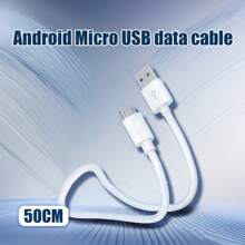 Ten 1m/0,5m biały kabel Micro USB ma elegancki i minimalistyczny styl. Jego czysty biały odcień nadaje mu nowoczesny, uporządkowany wygląd. Idealny do użytku domowego i biurowego, idealny do ładowania i synchronizowania smartfonów, tabletów i różnych małych urządzeń elektronicznych. Podczas podróży jego kompaktowa długość ułatwia pakowanie, zapewniając, że Twoje urządzenia pozostaną zasilane i gotowe do przesyłania danych w dowolnym miejscu.