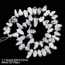10-14mm Natural Asymmetrical Colorful Fluorite Amethyst Stone Gravel Chip Loose Spacer Bead For Jewelry Making DIY Earring Necklace Accessories
