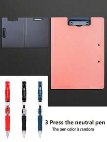 1 件 A4 硬壳剪贴板(带双夹)、文件夹、多功能横向书写板、桌垫、档案夹、文件夹、试卷夹、合同档案、便笺簿、学生返校文具商务办公用品、学校用品 - 特色:升級加厚/磨砂質感/烤漆金屬夾 - 查看 21