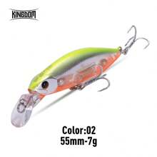 KINGDOM Kingdom Slow Sinking Pencil Noise Minnow Sea Fishing Lures 70mm 12g 55mm 7g Swimbaits Swing Hard Baits Wobblers Fishing Tackle