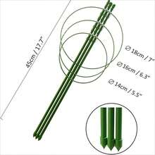 3Pcs Set Adjustable Tomato Cage Plant Support Cages Garden Cucumber Trellis Ring - 1 - View 4