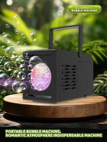 Children's Handheld Multi-Hole Automatic Bubble Machine, Fun Bubble Blower Toy For Boys Girls Outdoor Party, Gift (Batteries And Bubble Solution Not Included) - Multicolor - View 14