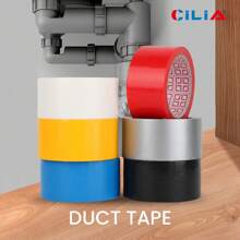 CILIA [8 Colors]1pc Heavy Duty Duct Tape 1.8 Inch X 22 Yards,Extra Strong Waterproof Adhesive For DIY,Repairs,Crafts(White/Black/Red/Blue/Gray/Yellow/Pink/Orange)
