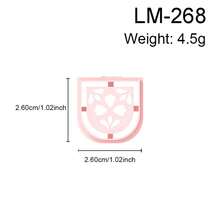 8件套传统中国古典风格“青花瓷”系列瓷砖粘土切割模具，用于DIY耳环首饰制作 - TH020 - 查看 11