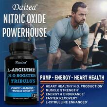 6-In-1 Nitric Oxide Supplement - With Beet Root & Tribulus Terrestris, 120 Capsules - 1 瓶 - 查看 5