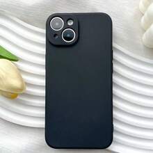Ốp lưng TPU tương thích với iPhone/ Galaxy, mềm, chống sốc, màu đen, phiên bản quốc tế, không phải phiên bản nội địa. - màu đen - Xem 1