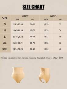 1 Pc High Waist Seamless Thongs Tummy Control Panties Women Panty Slimming Underwear Butt Lifter Belly Shaping Cincher Brief Waist Trainer Body Shaper Sheath Flat Belly Woman Shapewear