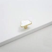 1 Pc European Style Shell Handles Zinc Alloy Flower Star Moon Cloud Furniture Handles Cabinet Dresser Drawer Knobs Cupboard Wardrobe Door Pulls Furniture Door Handle Hardware