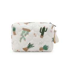 Bolsa organizadora de pañales con estampado estilo coreano INS para artículos de cuidado del bebé, pañales, toallitas, bolsillo colgante portátil para almacenamiento