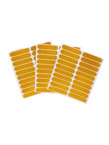 60 Packs Of Electric Scooter Stickers - Night Reflective Design Sticker Decals For Car Exterior - Yellow - View 5