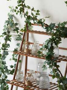 圣诞人造常春藤藤蔓，适合节日装饰、橱窗展示、户外围栏装饰、门/墙装饰、花园装饰、仿真植物家居装饰新年礼物