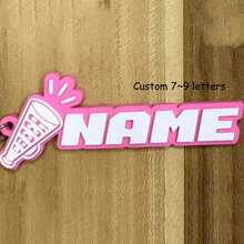 1pc Customized 3D Printed Name Tag, Colorful Cheer Megaphone Keychain/Pendant, Sports/Graduation Party Gifts,Junior High School Students,Middle School Students,High School Senior High School Students,College Students,University Students,Freshman,Sophomore,Underclassmen,Durable,Colorful,Cute,Adorable,Funny,Kawaii,Y2K,Stylish,Unisex,Casual,Custom,Personalized,Unique,Customized,Ideal Gifts For Him,Ideal Gifts For Her,Her,Boyfriend,Girlfriend,Family,Friends - 3D Keychain - View 31