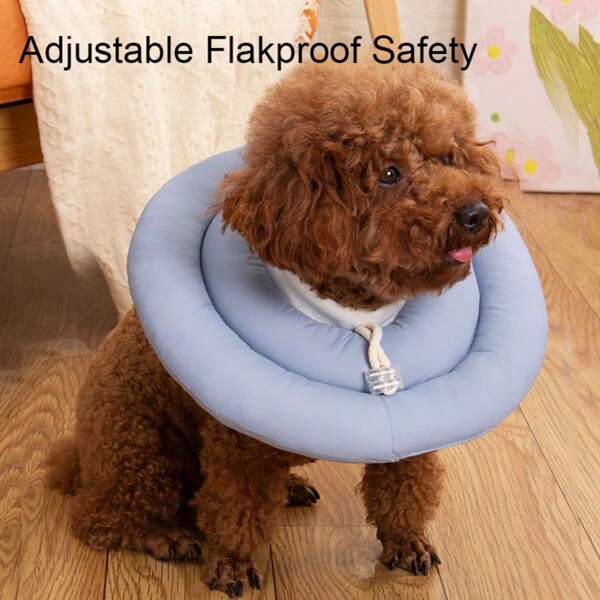 柔らかくてかわいいエリザベスサークル猫の首輪、犬の首輪、ペットの犬の用品、噛み付きや舐めに強い 1個入り