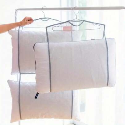 1pc Multi-Functional Pillow & Plush Doll Drying Net - Durable Mesh Storage, Pillow & Plush Doll Drying Net, Windproof Breathable Drying Bag, Laundry Drying Net Bag, Pillow Drying Net