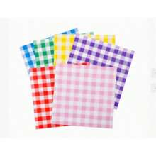 1 stuk kleine tissue servetten, uitgevouwen afmetingen 25*25 cm [gevouwen afmetingen 12,5*12,5 cm], wegwerp feestartikelen, effen roze, groene, blauwe tissue papieren servetten, enkellaags bedrukt enkelzijdig papieren servet