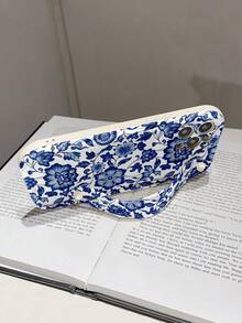 Flower 1pc Floral Printed Thick Anti-Drop Mobile Phone Protective Case With Kickstand, Compatible With Apple And Series Waterproof Shockproof Scratch Resistant - Multicolor - View 6