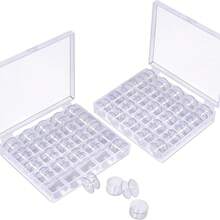 50pcs Plastic Bobbins For Sewing Machines, With Bobbin Box, Compatible With Singer/Brother Sewing Machines. Smooth, Durable, Practical Plastic Bobbins, Won't Damage Threads. High-Quality Plastic Tube Design For Easy Thread Winding Without Breaking. Bobbins Are Neatly Stored In A Transparent Plastic Box For Convenient Carrying And Storage. - Multicolor - View 6