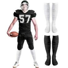 1 Pair Extra Long Football/Soccer Socks For Men, Manually Folded Long Knee High Sports Socks - Multicolor - View 2