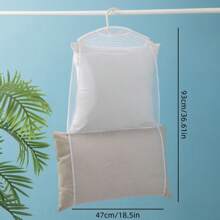 1pc Multi-Functional Pillow & Plush Doll Drying Net - Durable Mesh Storage, Pillow & Plush Doll Drying Net, Windproof Breathable Drying Bag, Laundry Drying Net Bag, Pillow Drying Net