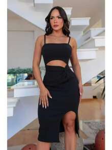 Anaruga Dress: Elegance And Style In Every Curve (34 To 44)  2025 - Black - View 1