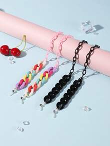 2pcs Bohemian Style Eyeglass Chains With Rings - Multicolor - View 7