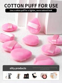 10/20/30/60pcs Pink Mini Water Drop Shaped Makeup Sponge Puff, Made Of Ultra Soft Velvet Material, Designed For Eyeshadow And Eye Corner Shaping, Suitable For All Skin Types,Makeup,Cheap,Room Decor,Vanity,Travel,Bedroom,Makeup Accessories,Puff,Makeup Blender,Powder Puff,Makeup Sponge