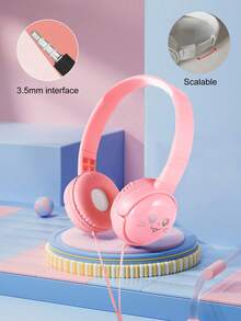 马卡龙有线耳机带麦克风，智能手机立体声低音降噪3.5mm耳机 - 均碼 - 查看 11