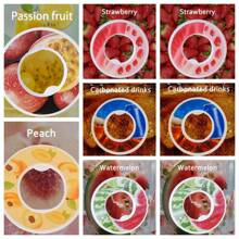 2/4/8Pcs Flavour Pod Pack,Air Water Bottle Flavour Pods Fruit Taste Pods Water Bottles Cup Accessories For Air Water Bottle Starter Set 0 Sugar 0 Calorie Flavored (Not Include Bottle)