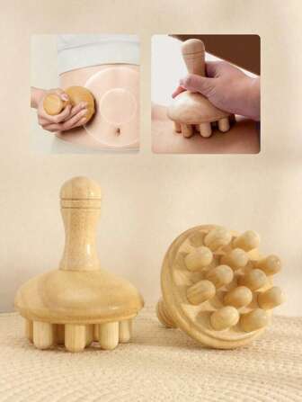 SilvaLex木制按摩工具，全身按摩器，手部按摩器，腿部按摩器，肩部按摩器，肩颈按摩器，面部按摩器，背部按摩器，腰部按摩器，适合家用，可作为节日礼物赠送给家人、朋友、同学和父母。