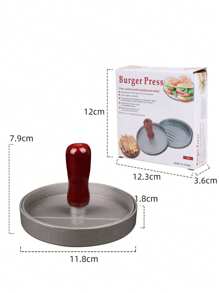 1PC Premium Non-Stick Burger Press And Patty Separation Papers - Effortless Patty Maker For Perfect Meat, Beef, Cheese, And Veggie Burgers - Ideal For Grill, Griddle, BBQ, And Barbecue Cooking