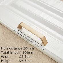 1 Pc Modern Simple Gold Cabinet Drawer Handle Nordic Shoes Cabinet Handle Wardrobe Door Single Hole Handle Furniture Hardware Accessories