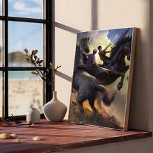 1 件现代卡通 P 珀西·杰克逊海报帆布画俱乐部酒吧纸质复古海报墙壁艺术画卧室书房贴纸无框架 - 彩色 - 查看 36