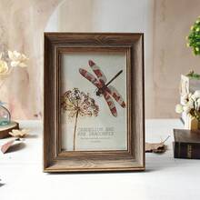 1 件复古相框小号 4x6、5x7、6x8 乡村风格相框，水平和垂直，壁挂或桌面展示，非常适合家庭和办公室装饰、家居装饰、肖像相框、结婚周年纪念复古海报框、圣诞节复古别致礼物 - 彩色 - 查看 14