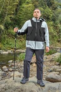 CAMEL CROWN Men's Lightweight Jacket Fleece Lined Hooded Water Resistant Winter Hiking Jackets