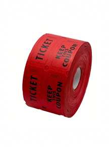 500 pièces de billets de loterie jaunes, rouges et bleus, convenant pour les fêtes, les concerts, les carnavals et autres événements