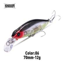 KINGDOM Kingdom Slow Sinking Pencil Noise Minnow Sea Fishing Lures 70mm 12g 55mm 7g Swimbaits Swing Hard Baits Wobblers Fishing Tackle