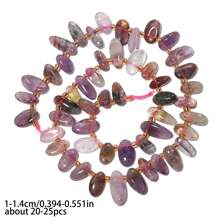 10-14mm Natural Asymmetrical Colorful Fluorite Amethyst Stone Gravel Chip Loose Spacer Bead For Jewelry Making DIY Earring Necklace Accessories
