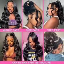 bling hair Invisible Strap 360 Lace Front Wigs Human Hair Pre Plucked Upgrade Hidden Strap Most Popular 180% Density Wavy Lace Front Wigs Human Hair With Baby Hair Invisible Drawstring 360 Lace Front Wigs Human Hair For Women Natural Color Natural Hairline - Natural Black - Xem 10