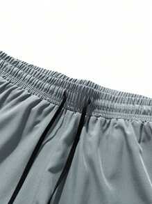 Set de 3 pantalones cortos hombre casuales, de dos capas, para fitness, running y deportes al aire libre