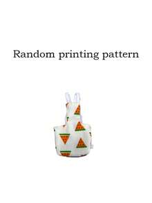 1 Set Cute Parrot Diaper Bag & Diaper Suit, Suitable For Parrot, Cockatiel, Pigeon - Washable & Reusable Protective Parrot Diaper Outfit, Small Pet Bird Set With Random Print